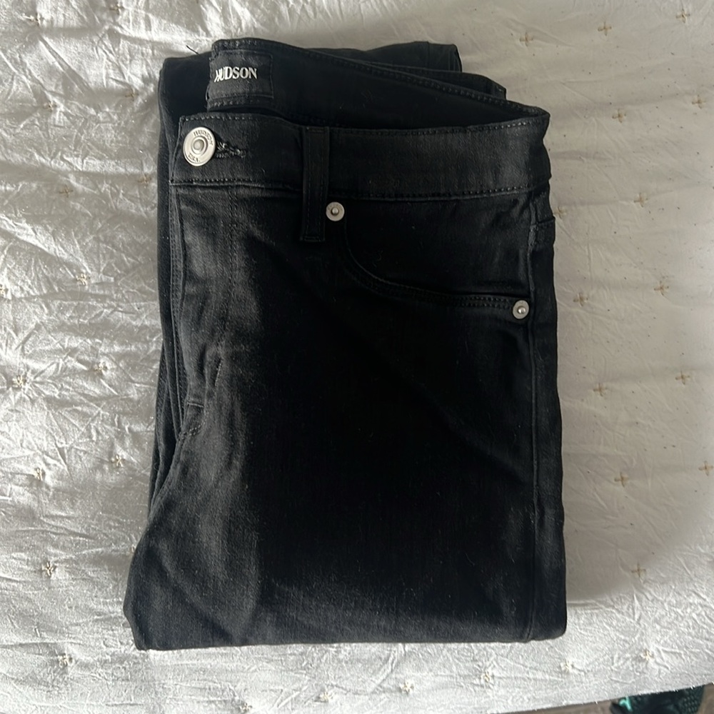 Hudson Natalie Super Skinny Black Jean
